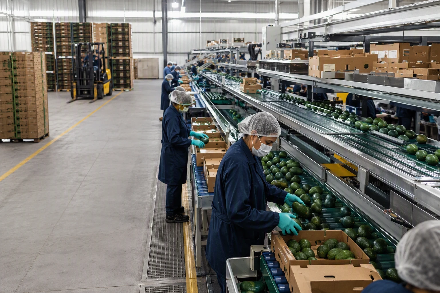 Recepción de fruta con escaneo y control de lote