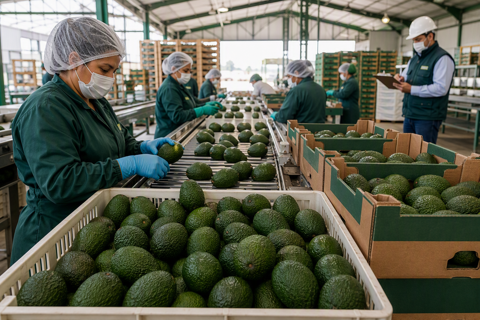 Empacadoras de aguacate